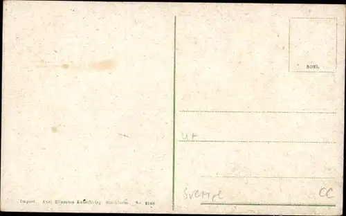 Ak Orsa Schweden, Personen in Volkstrachten