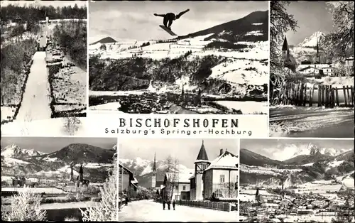 Ak Bischofshofen in Salzburg, Springer-Hochburg