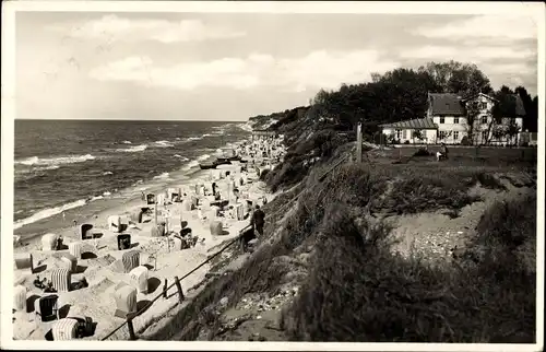 Ak Rewal Rewahl Pommern, Strand, Gesamtansicht