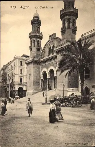 Ak Algier Algier Algerien, Die Kathedrale