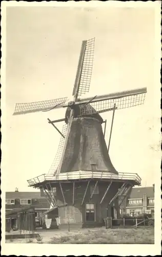 Foto Ak Zwolle Overijssel Niederlande, Korenmolen