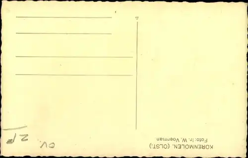 Foto Ak Olst Wijhe Overijssel, Korenmolen