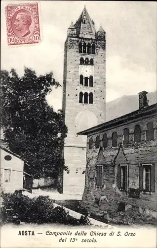 Ak Aosta Aostatal, Campanile della Chiesa di S. Orso