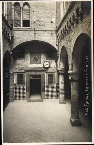 Foto Ak Genova Genua Ligurien, Palazzo S Giorgio