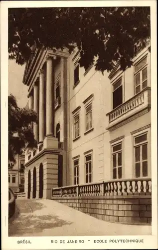 Ak Rio de Janeiro Brasilien, Ecole Polytechnique