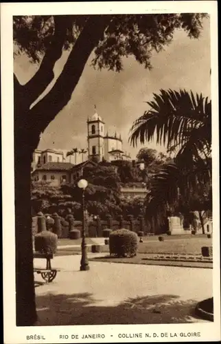 Ak Rio de Janeiro Brasilien, Colline ND de la Gloire