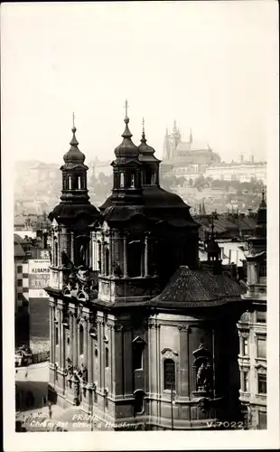 Ak Praha Prag Tschechien, Hradčany Hradschin, Kirche