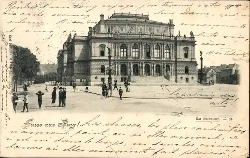 Ak Praha Prag Tschechien, Rudolfinum