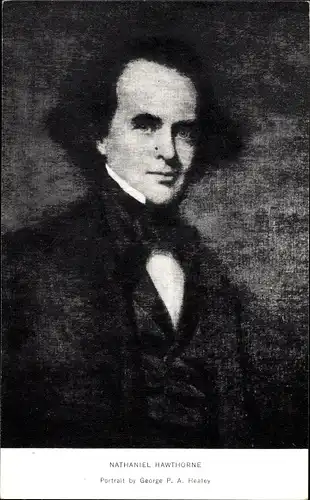 Künstler Ak Healey, G. P. A., Schriftsteller Nathaniel Hawthorne, Portrait