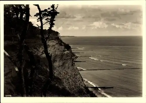 Ak Großuhren Samland Ostpreußen, Steilküste