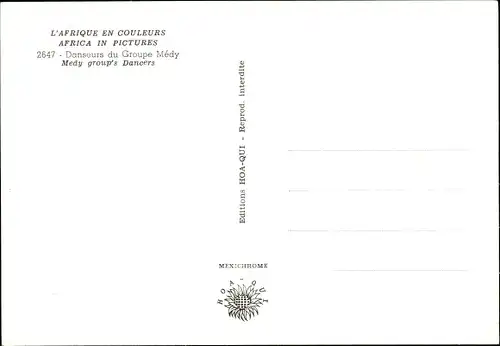 Ak Afrika, Danseurs du Groupe Médy