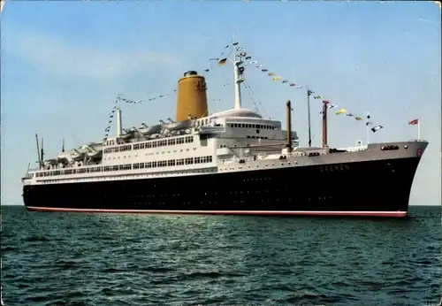 Ak Dampfschiff TS Bremen, Norddeutscher Lloyd