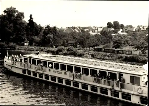 Ak Ausflugsschiff Sanssouci in Caputh