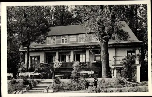 Ak Bad Soden am Taunus Hessen, Waldrestaurant u. Café zum Altkönigblick