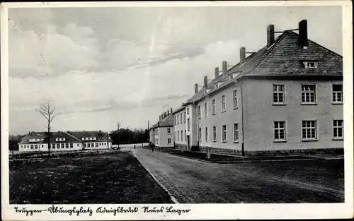 Ak Königsbrück in der Oberlausitz, Truppenübungsplatz, Neues Lager