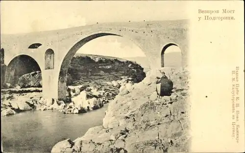 Ak Podgorica Montenegro, Brücke
