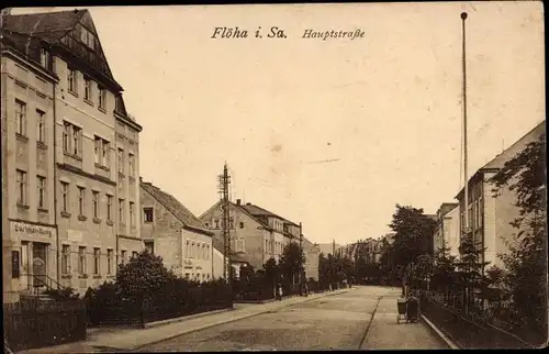 Ak Flöha in Sachsen, Hauptstraße