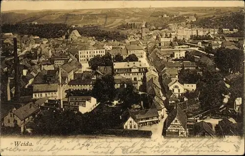 Ak Weida in Thüringen, Panorama