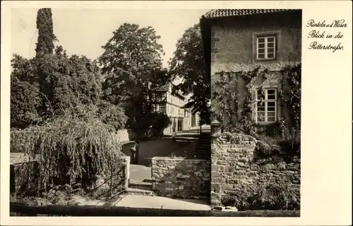 Ak Rinteln an der Weser, Ritterstraße