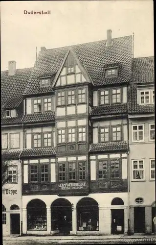 Ak Duderstadt im Eichsfeld, Geschäftshaus, Germania-Drogerie