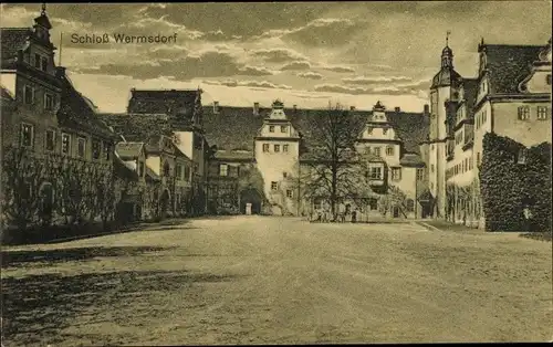 Ak Wermsdorf in Sachsen, Schloss