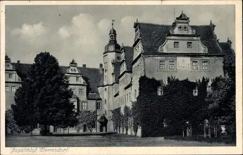 Ak Wermsdorf in Sachsen, Jagdschloss