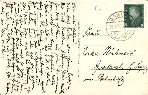 Ak Wermsdorf in Sachsen, Jagdschloss