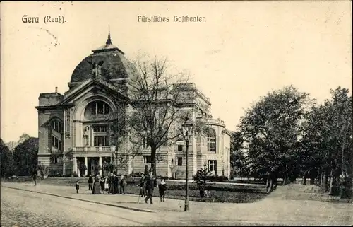 Ak Gera in Thüringen, Fürstliches Hoftheater