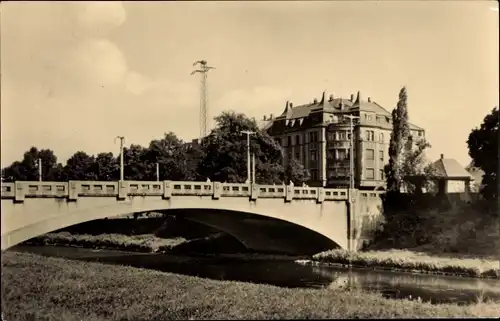 Ak Gera in Thüringen, Elsterbrücke