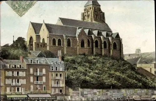 Ak Le Tréport Seine Maritime, Kirche Saint Jacques