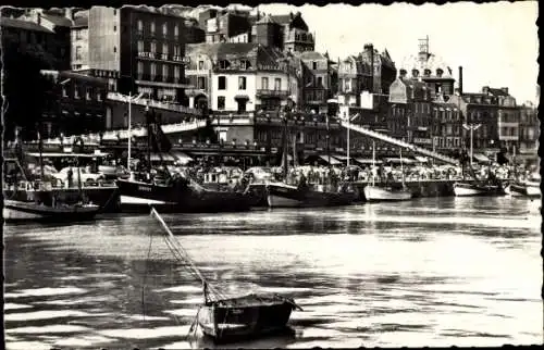 Ak Le Tréport Seine Maritime, Mers les Bains, Hafen