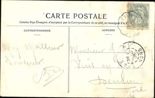 Ak Le Tréport Seine Maritime, Vue prise du Pont tournant