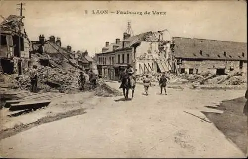 Ak Laon-Aisne, Faubourg de Vaux
