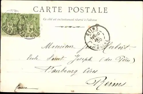 Ak Saint-Quentin Aisne, Denkmal von 1557