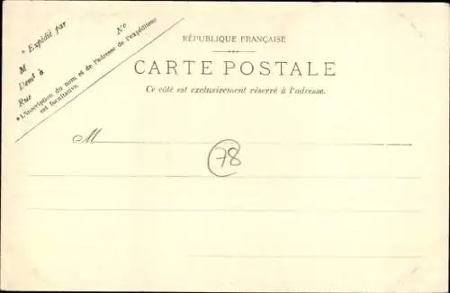 Ak Chevreuse-Yvelines, Chevreuse-Tal, Burgruinen