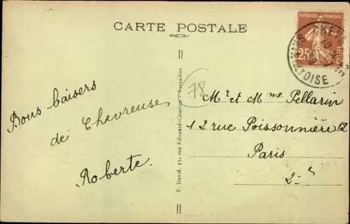 Ak Chevreuse-Yvelines, Gesamtansicht