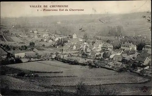 Ak Chevreuse Yvelines, Ostpanorama