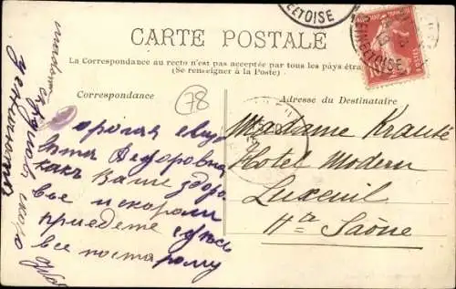 Ak Chevreuse Yvelines, Ostpanorama