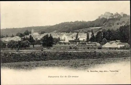 Ak Chevreuse Yvelines, Ostpanorama