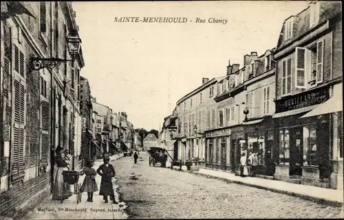 Ak Sainte Menehould Marne, Rue Chanzy