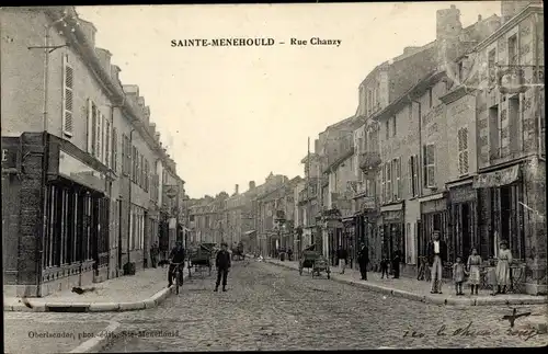 Ak Sainte Menehould Marne, Rue Chanzy