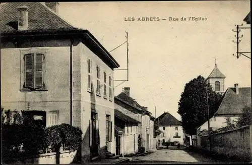 Ak Les Abrets Isère, Rue de l’Eglise