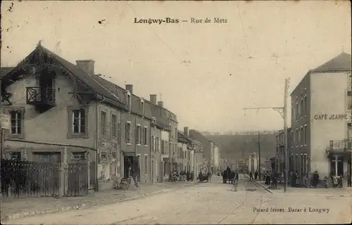 Ak Longwy Bas Meurthe et Moselle, Rue de Metz