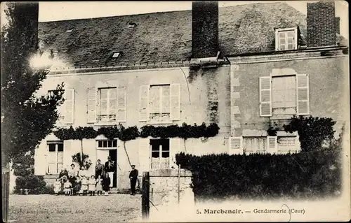 Ak Marchenoir Loir et Cher, Gendarmerie