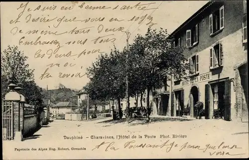 Ak L'Isère de Charavine, Hotel de la Poste