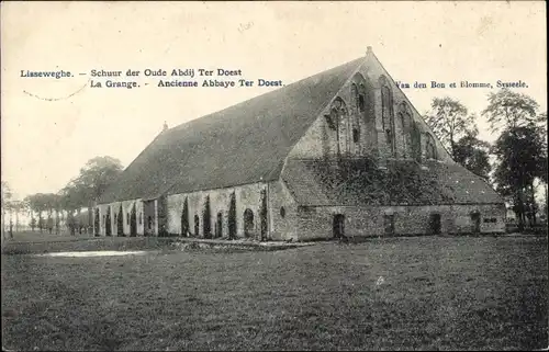 Ak Lissewege Brügge Brügge Flandern Westflandern, La Grange, ehemalige Abtei Ter Doest