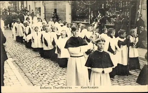 Ak Mechelen Mecheln Malines Flandern Antwerpen, Entfants Thuriferaires, La Cavalcade