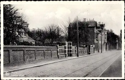 Ak Brecht Flandern Antwerpen, Lessius straat