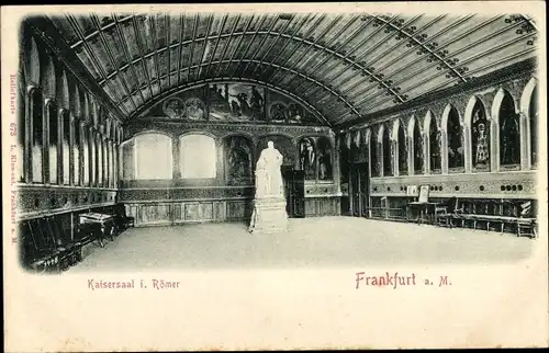 Ak Frankfurt am Main, Kaisersaal im Römer