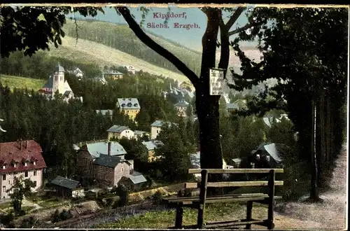 Ak Kipsdorf Altenberg im Erzgebirge, Teilansicht